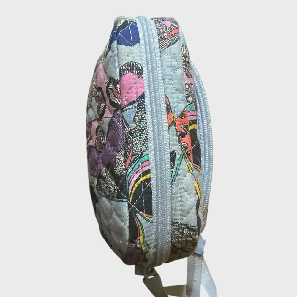 Vera Bradley Butterfly By Cosmetic Bag w/ Sweet Shimmer Beauty Set Travel